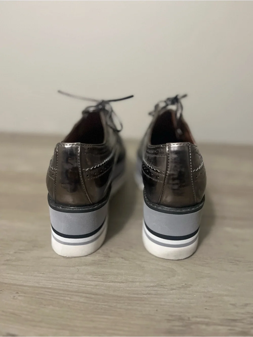 Jeffrey Campbell Metallic Platform Shoes